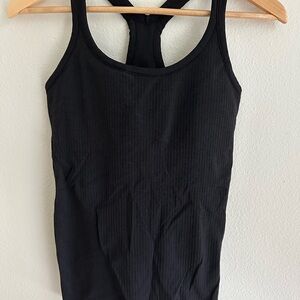 Lululemon ebb to street Black Ribbed Women's Tank Top 8